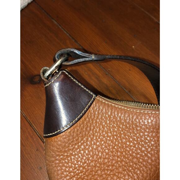 Dooney & Bourke bag shoulder bag Cognac pebbled leather - Picture 4 of 12